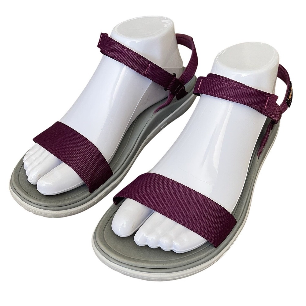 Teva Women 7.5 Terra Float Nova Purple Sandal Beach Pool Sling back Hiking Water